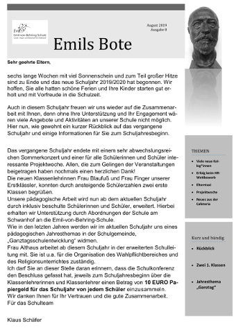 Emils Bote 19 20 2 Deckblatt